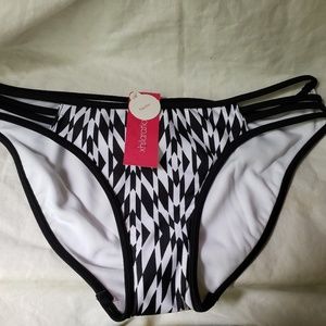 NWT Womens Small Hipster Bikini Swim Bottom Suit